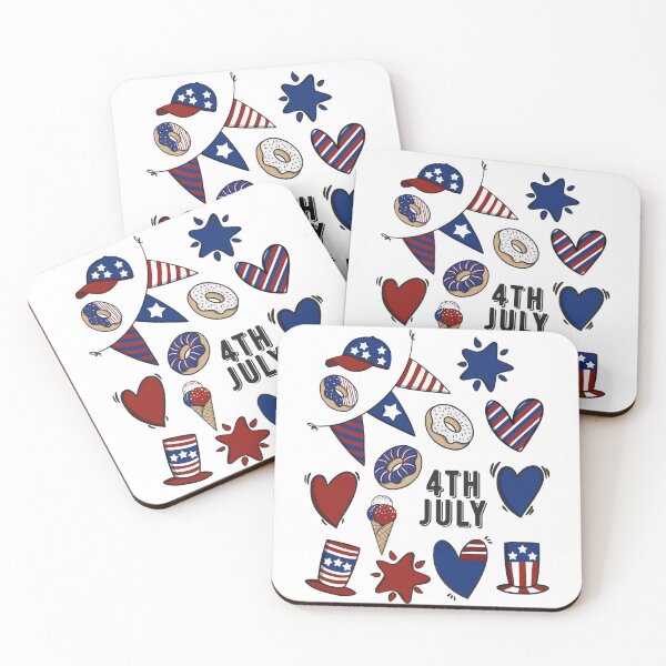 Item preview, 4th of July Icons designed and sold by BasedOnEarth.