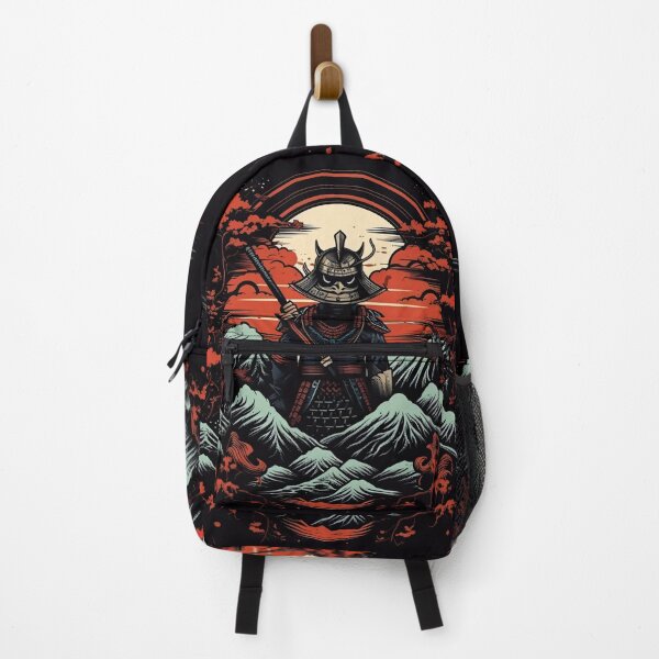 Item preview, Vintage Abstract Japanese Samurai Wall Art | Fantasy Samurai Warrior Kaori designed and sold by Bored Elon.