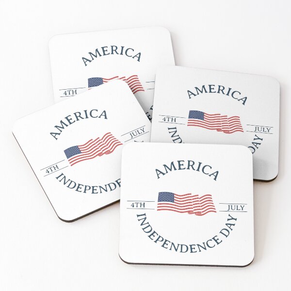 Item preview, Independence Day. 4th July. Illustration with American flag designed and sold by KristinaNEL.