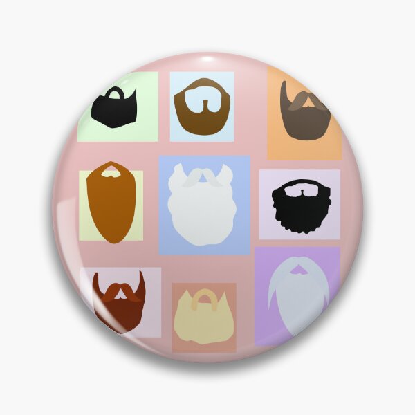 Item preview, Beards - Whimsical, quirky, quaint, subtle, colorful, funny, gift for a bearded man designed and sold by Lacrymastory.