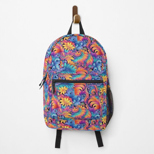 Item preview, Whimsical Rainbow Seamless Paisley Pattern designed and sold by SnackysSeamless.