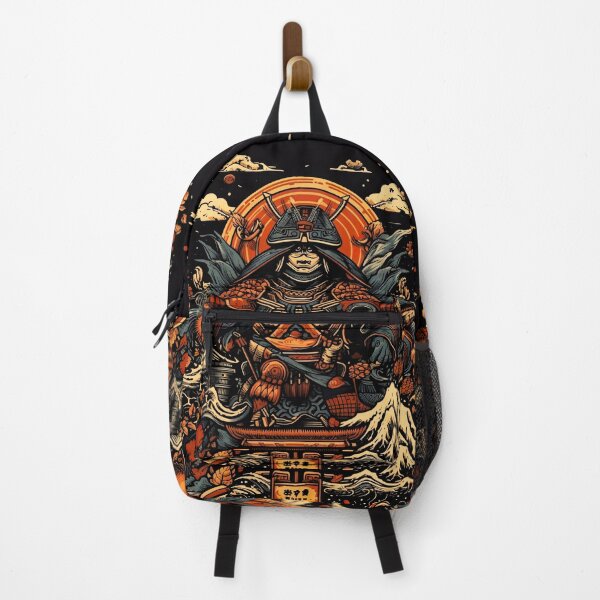 Item preview, Vintage Abstract Japanese Samurai Wall Art | Fantasy Samurai Warrior Kazuki designed and sold by Bored Elon.