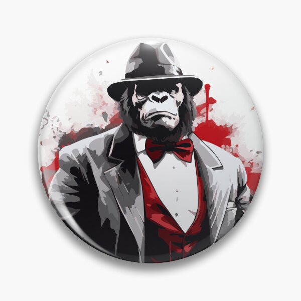 Item preview, Gorilla Boss: Dapper Style and Street Swagger! designed and sold by calharborne.