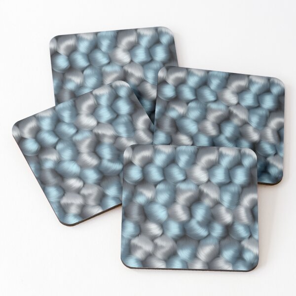 Item preview, Grey Blue Furry Metallic 4 designed and sold by giggles-omg.