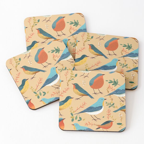 Item preview, Bird Pattern in the Nature Style designed and sold by similarwords.