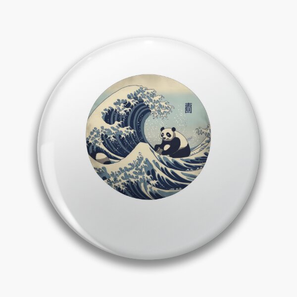 Artikelvorschau, Panda the great wave off Kanagawa entworfen und verkauft von TeePulseMania.