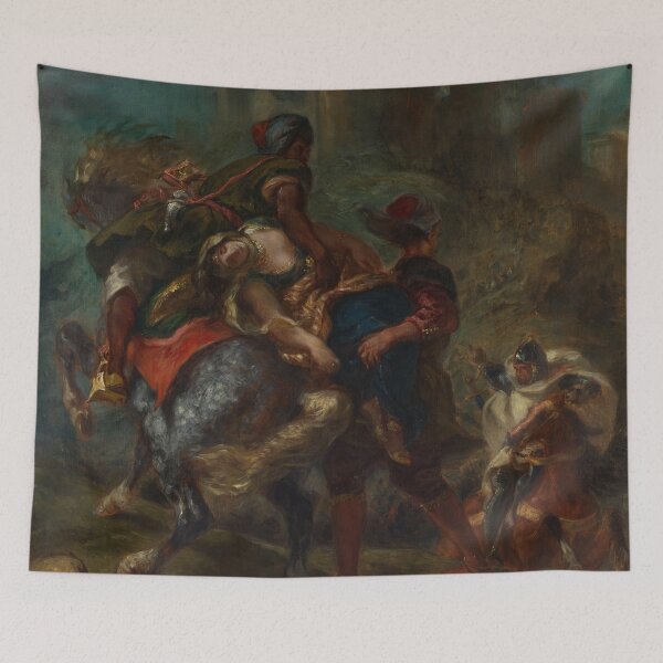 Item preview, The Abduction of Rebecca | Eugene Delacroix | 1846 Ivanhoe Art designed and sold by CJET.
