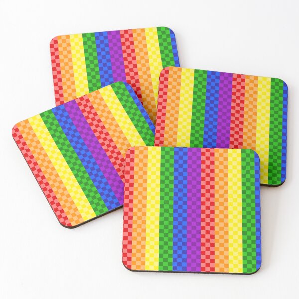 Item preview, Rainbow Pixels Pattern designed and sold by Alesia Skye.