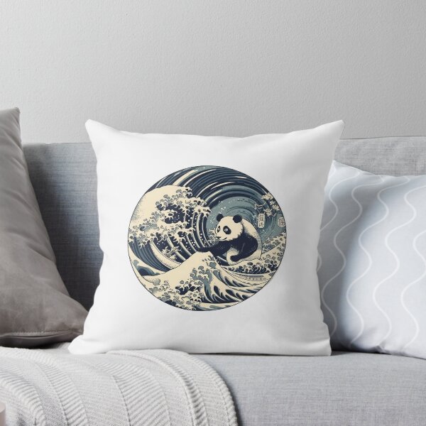 Artikelvorschau, Panda the great wave off Kanagawa side entworfen und verkauft von TeePulseMania.