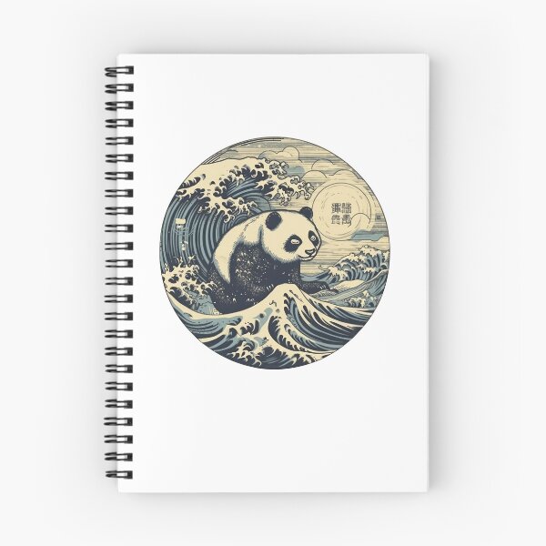 Artikelvorschau, Panda bear the great wave off Kanagawa entworfen und verkauft von TeePulseMania.