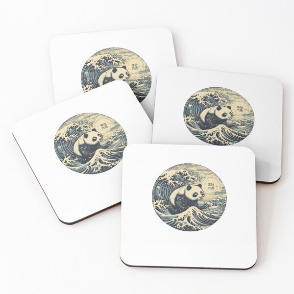 Artikelvorschau, Panda bear the great wave off Kanagawa entworfen und verkauft von TeePulseMania.