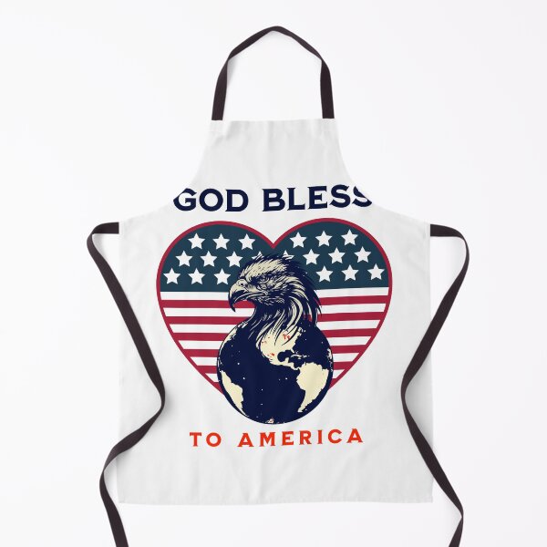 Item preview, Independence Day. 4th July. God bless to America with eagle designed and sold by KristinaNEL.