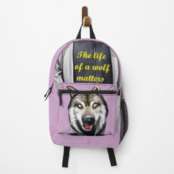 Item preview, The life of the wolf matter the figure of a wolf in sweatpants with his paws in his pockets designed and sold by JaroDesign2023.