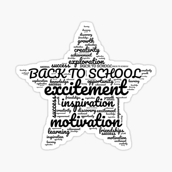Item preview, Back to School Wordcloud - Bright Future designed and sold by MindfulCraft.