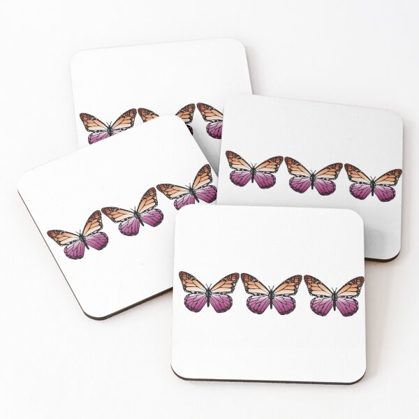 Item preview, Lesbian Pride Butterflies  designed and sold by DesignssByBee.
