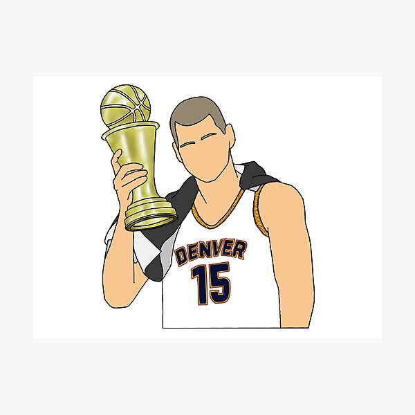 NBA Most Valuable Player Trophy Magnet for Sale by bearandbubble