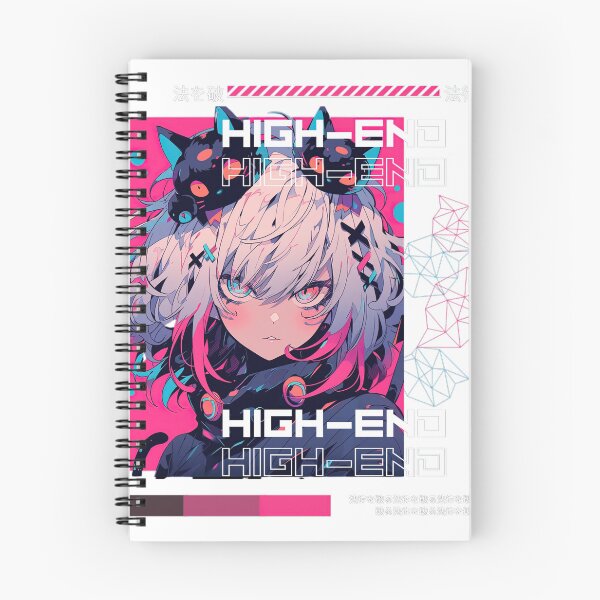 Item preview, high-end cyberpunk anime girl designed and sold by karpuz-design.