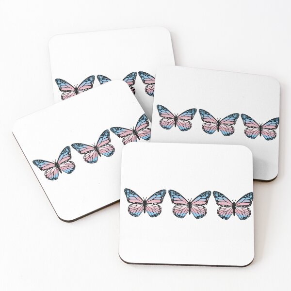 Item preview, Trans Pride Butterflies designed and sold by DesignssByBee.