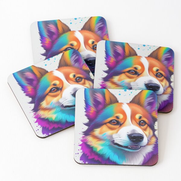 Item preview, Very Colorful Wolf designed and sold by artwealllove.