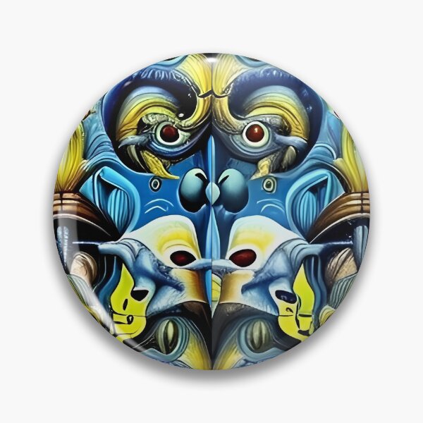 Item preview, Surreal faces pattern design designed and sold by Zolongano.