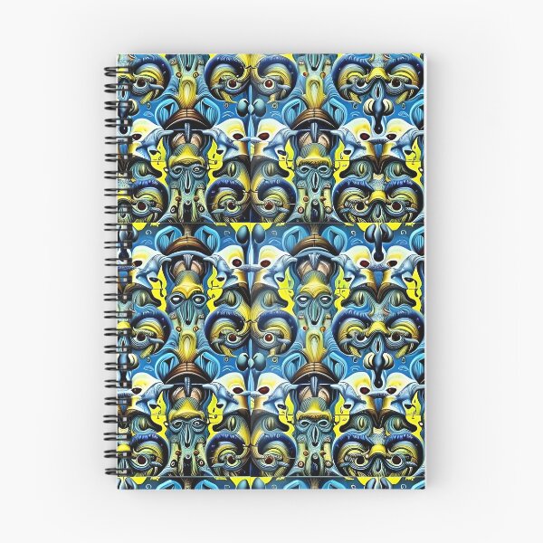 Item preview, Surreal faces pattern design designed and sold by Zolongano.