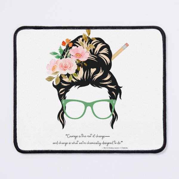 Item preview, Lessons in Chemistry floral quote designed and sold by Binatoes.