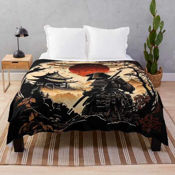 Item preview, Vintage Abstract Japanese Samurai Wall Art | Fantasy Samurai Warrior Mitsuru designed and sold by Bored Elon.