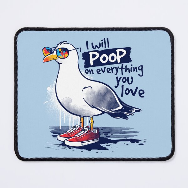 Item preview, Seagull poop designed and sold by NemiMakeit.