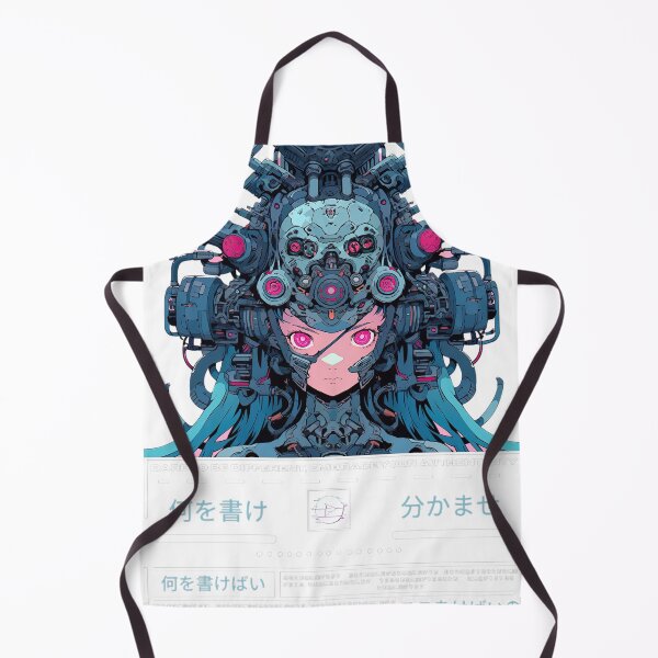 Item preview, cyberpunk anime tech girl designed and sold by karpuz-design.