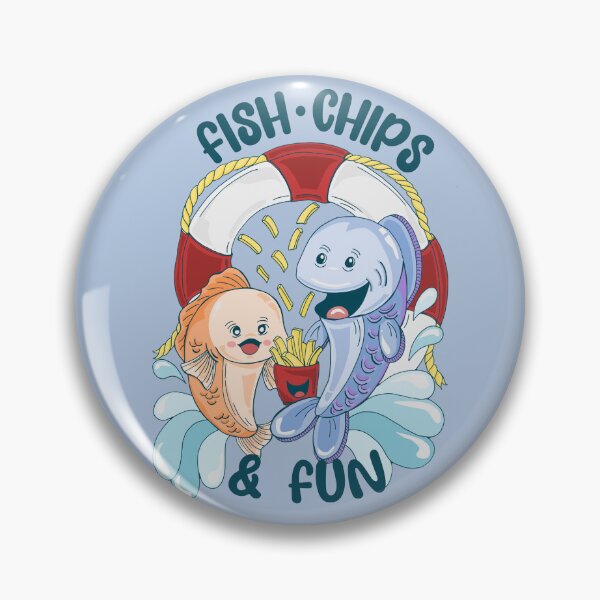 Item preview, Fish, Chips and Fun designed and sold by ThaisMelo.