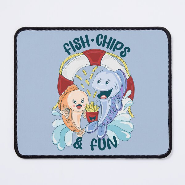 Item preview, Fish, Chips and Fun designed and sold by ThaisMelo.