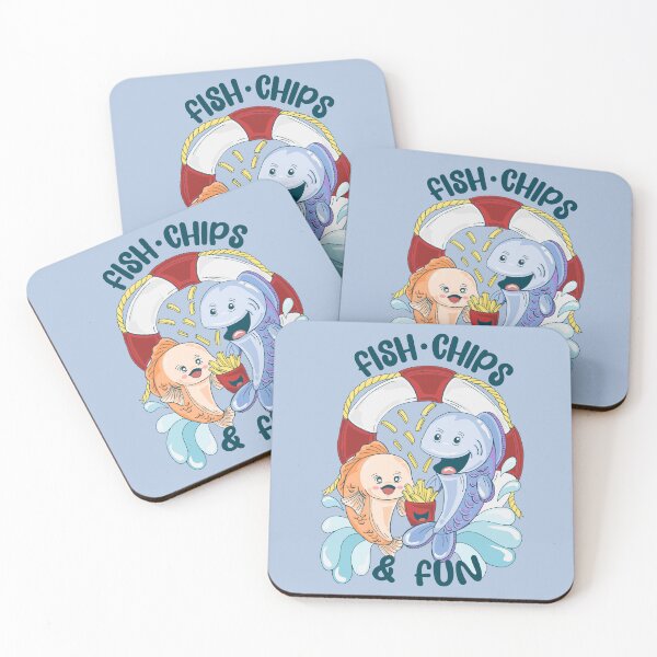 Item preview, Fish, Chips and Fun designed and sold by ThaisMelo.