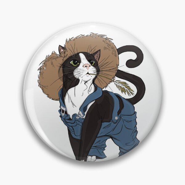 Item preview, Farmer Cat designed and sold by BobaBubbleBndit.