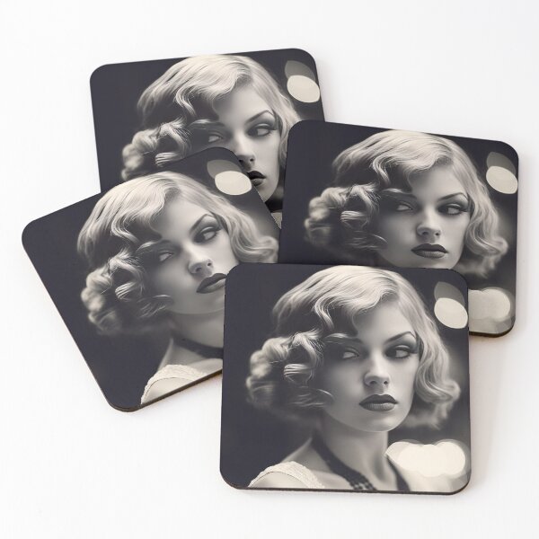 Item preview, Young Hollywood Star: Vintage Beauty in Black and White designed and sold by Piotrek0001.
