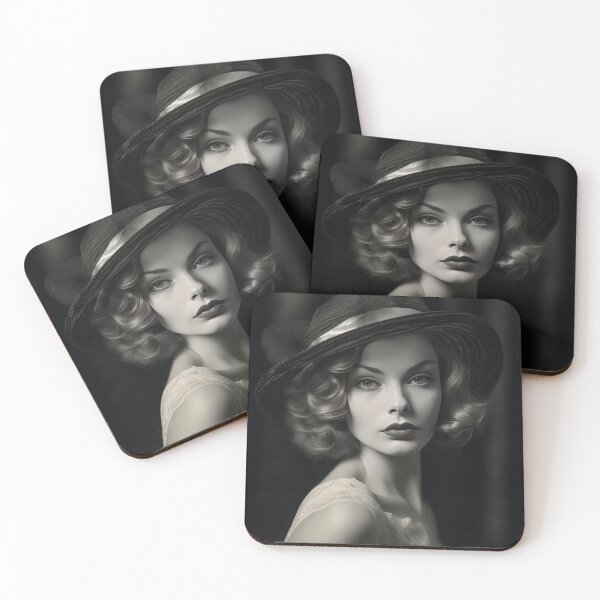 Item preview, Young Hollywood Star: Vintage Beauty in Black and White designed and sold by Piotrek0001.