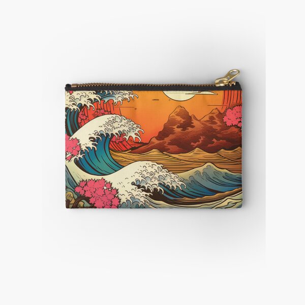 Item preview, Japanese Japan Wood Block Sunset Okiyo-e Garden Flowers Landscape designed and sold by BrandonArtWorld.