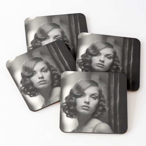 Item preview, Young Hollywood Star: Vintage Beauty in Black and White designed and sold by Piotrek0001.