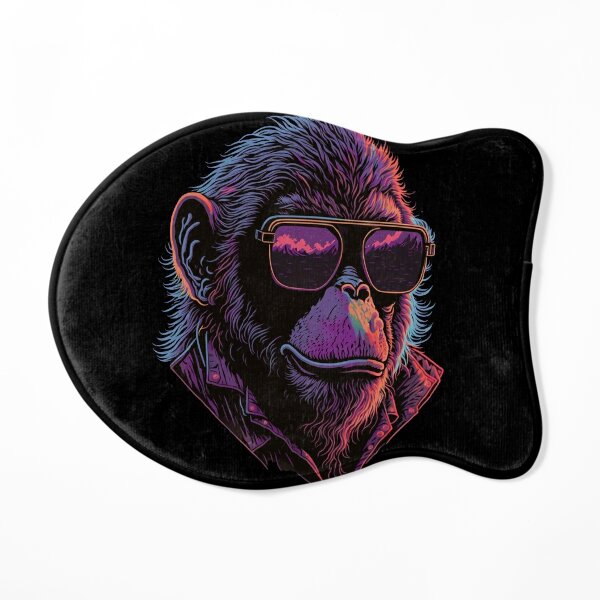 Gorilla Rug Monkey Rug Blue Eyed Old Monkey Chimp Rug Non 