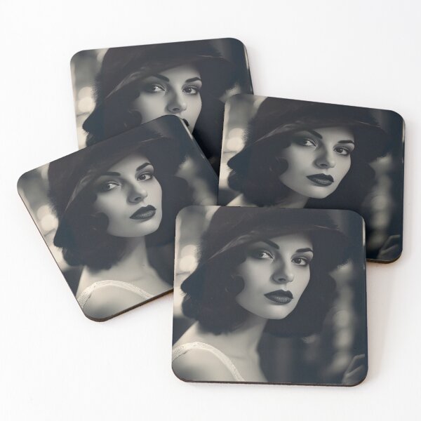 Item preview, Young Hollywood Star: Vintage Beauty in Black and White designed and sold by Piotrek0001.