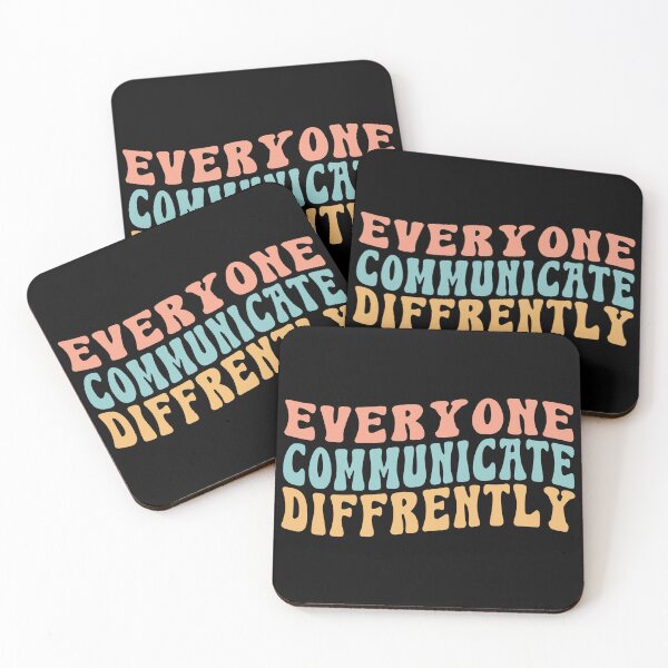 Item preview, Everyone Communicates Differently Shirt, Special Education Teacher Shirt, Autism Support Shirt sticker, Neurodiversity Shirt Sticker, Occupational Therapy designed and sold by TotalDesine.