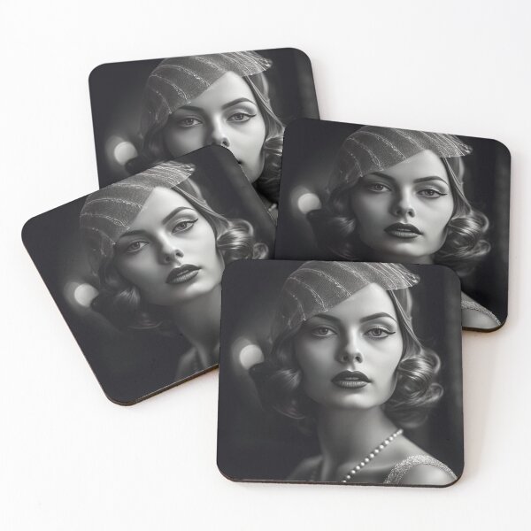 Item preview, Young Hollywood Star: Vintage Beauty in Black and White designed and sold by Piotrek0001.