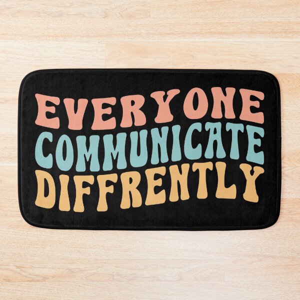 Item preview, Everyone Communicates Differently Shirt, Special Education Teacher Shirt, Autism Support Shirt sticker, Neurodiversity Shirt Sticker, Occupational Therapy designed and sold by TotalDesine.