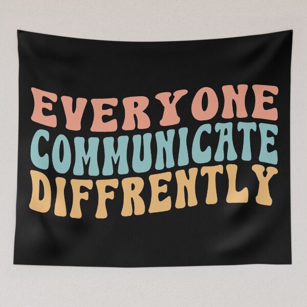 Item preview, Everyone Communicates Differently Shirt, Special Education Teacher Shirt, Autism Support Shirt sticker, Neurodiversity Shirt Sticker, Occupational Therapy designed and sold by TotalDesine.