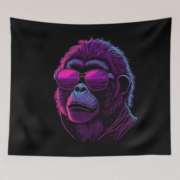 Item preview,  Monkey Portrait with Sunglasses designed and sold by Xhevahir.