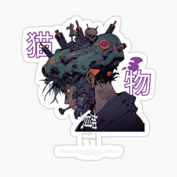 Item preview, create something unique cyberpunk man designed and sold by karpuz-design.