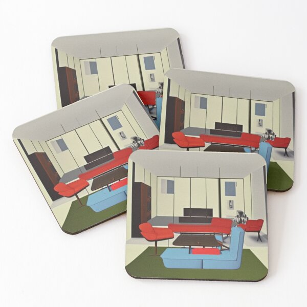 Item preview, Mid Century Modern Interior Design 4 designed and sold by RoyallyColorful.