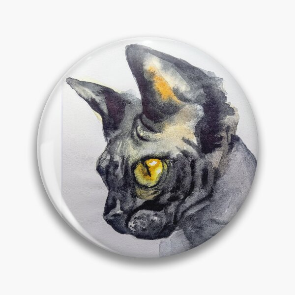 Item preview, Black sphinx cat art  designed and sold by DanielaVasileva.