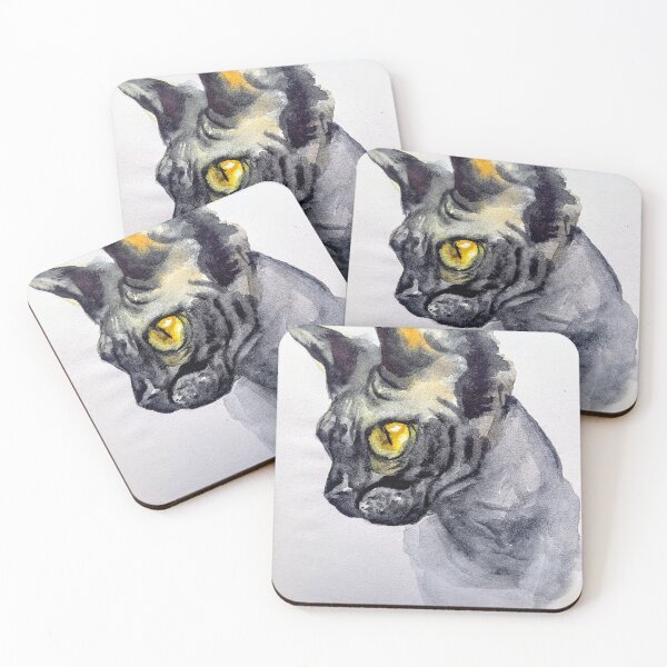 Item preview, Black sphinx cat art  designed and sold by DanielaVasileva.