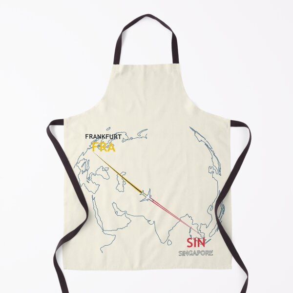 Item preview, FRA-SIN Map designed and sold by TransportTees.