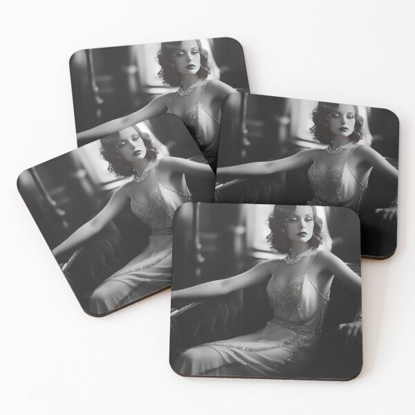 Item preview, Young Hollywood Star: Vintage Beauty in Black and White designed and sold by Piotrek0001.